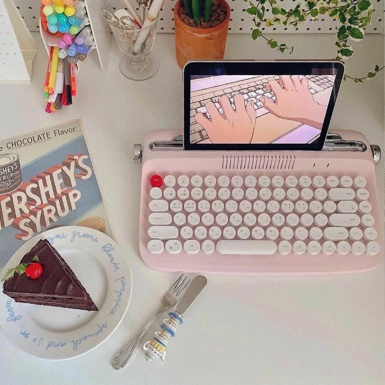 策展 屬性-actto-復古打字機無線藍牙鍵盤