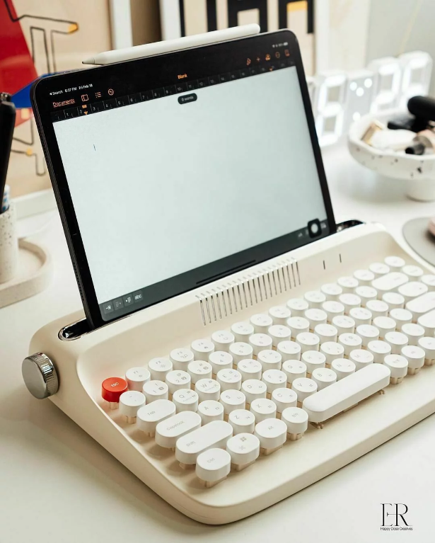 策展 屬性-actto-復古打字機無線藍牙鍵盤