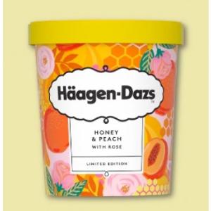 【Haagen-dazs】蜂蜜黃桃玫瑰