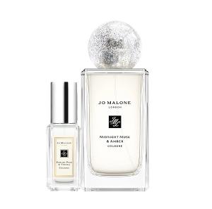 JO MALONE LONDON 歡樂雪花聖誕午夜麝香與琥珀香水買贈組